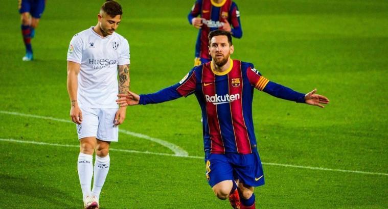 Lionel Messi şovla tarihe geçti! Barcelona-Huesca maç sonucu: 4-1