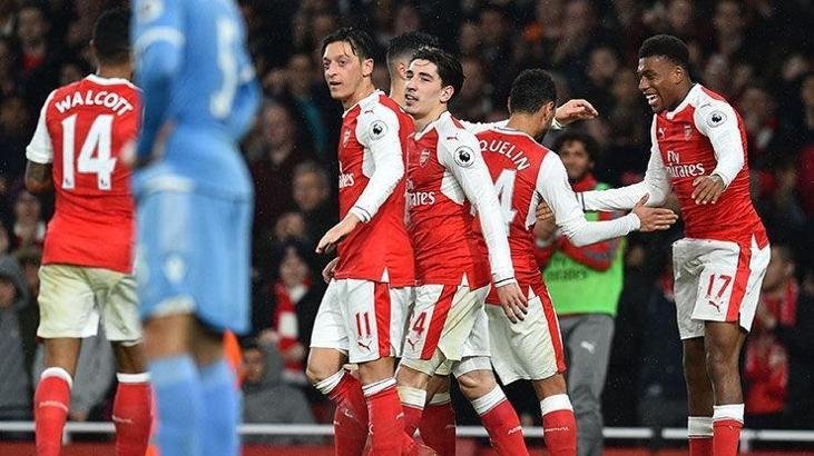 Arsenal-Stoke City maç sonucu: 3-1
