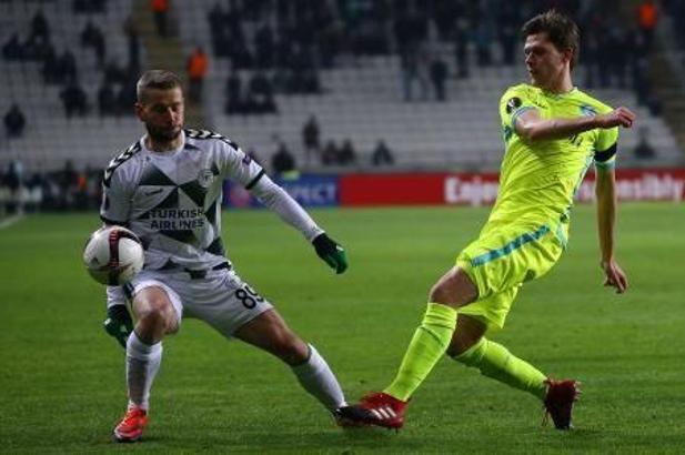 Konyaspor - Gent maç sonucu: 0-1