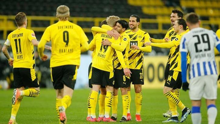 Borussia Dortmund - Hertha Berlin maç sonucu: 2-0