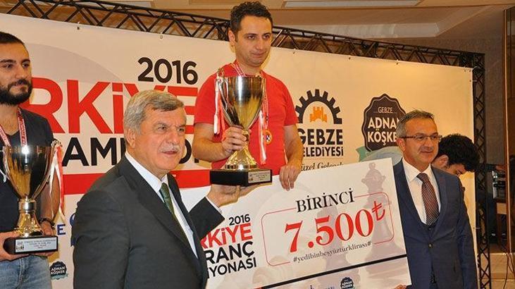 Satrancın şampiyonu Mert Erdoğdu oldu