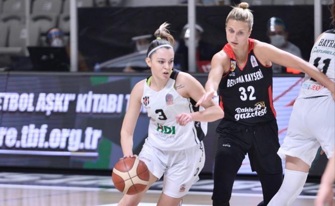 Beşiktaş HDI Sigorta-Bellona Kayseri Basketbol maç sonucu: 79-70