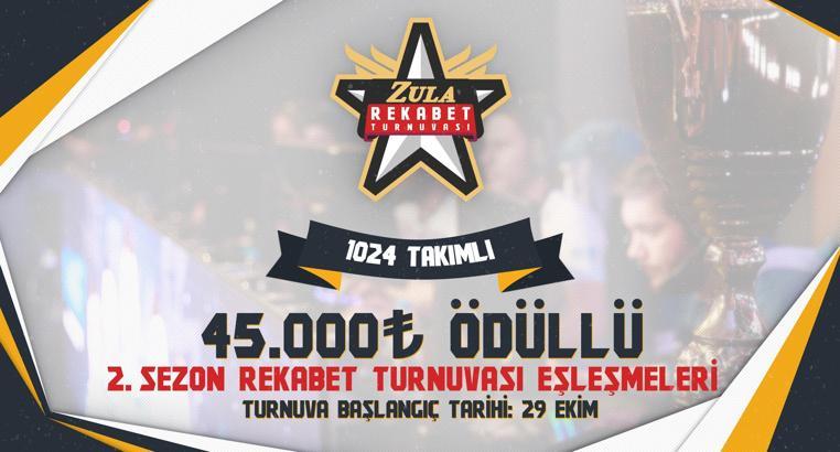 Zula Rekabet Turnuvası 2. sezon başlıyor!