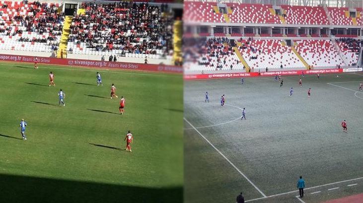 Sivas Stadı'nın yarısı kış yarısı yaz