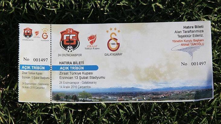 24 Erzincanspor-Galatasaray maçı biletlerine yoğun ilgi