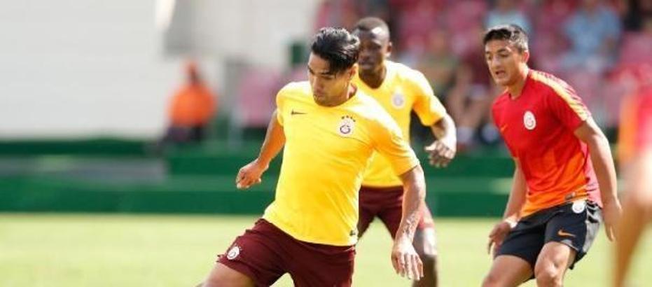 Galatasaray'da çift kale maçta Falcao'dan 2 gol