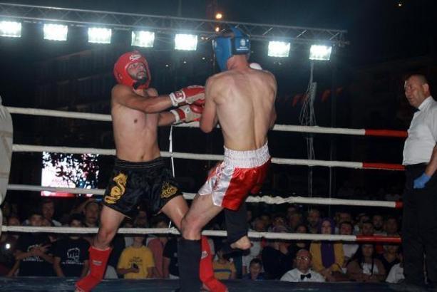 Giresun'da kick boks heyecanı