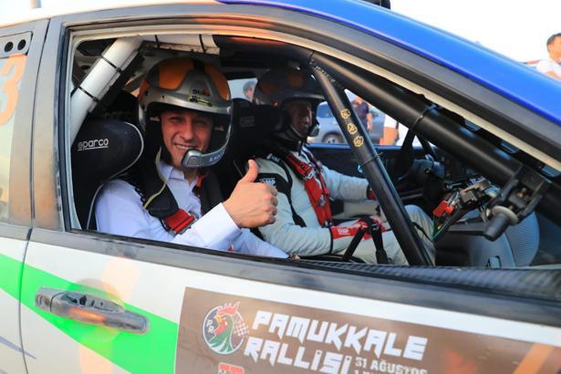 Pamukkale'de ralli heyecanı