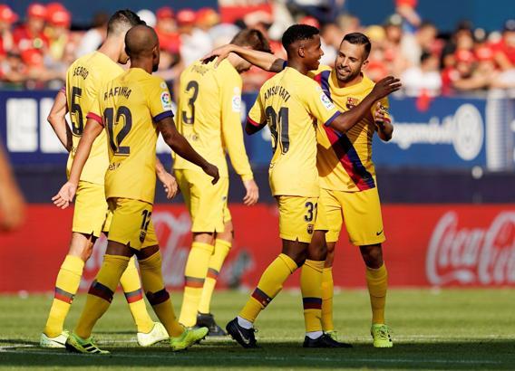 Barcelona'nın genç yıldızı Ansu Fati, tarihe geçti
