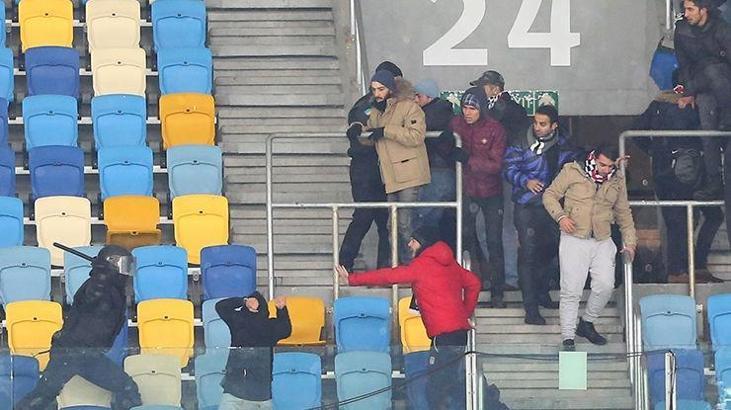 Kievli fanatikler, Beşiktaşlılardan intikam almak istedi!