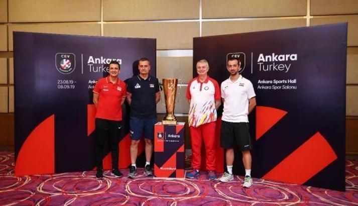 Avrupa Voleybol Şampiyonası son 16 turunun medya günü düzenlendi