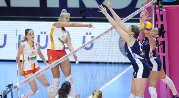 Sistem9 Yeşilyurt, Galatasaray HDI Sigorta'yı 3-1 yendi