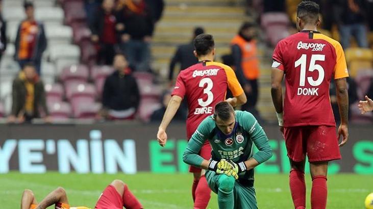 Galatasaray son beş maçında bir galibiyet aldı