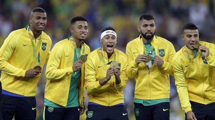 Rio'da altın madalya Brezilya'nın!