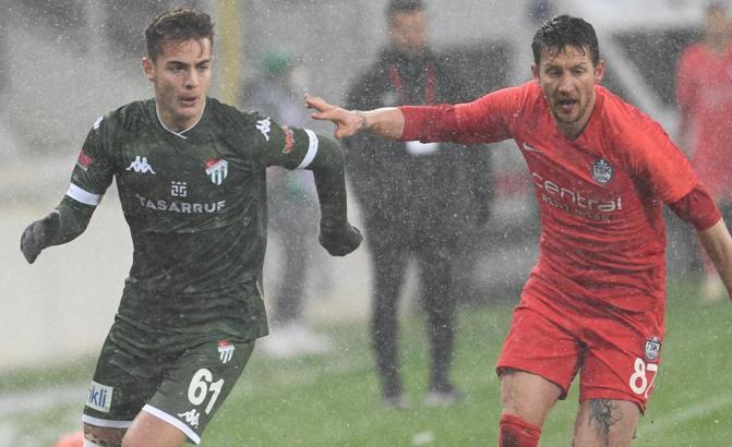 Bursaspor'da genç oyuncular Batuhan ve Ataberk'e destek