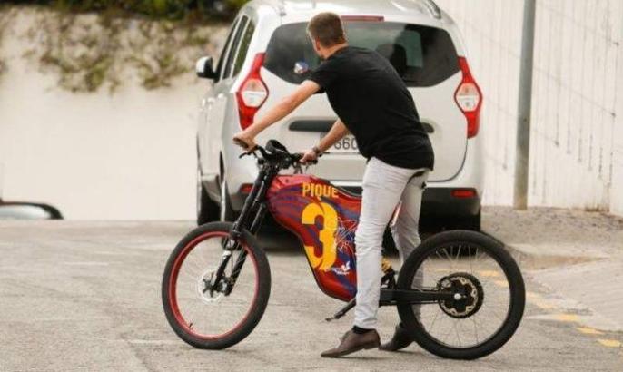 Gerard Pique'nin 10 bin Euro'luk bisikleti