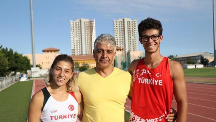 Sırıkla atlamanın genç yetenekleri: Mesure Tutku Yılmaz - Ersu Şaşma