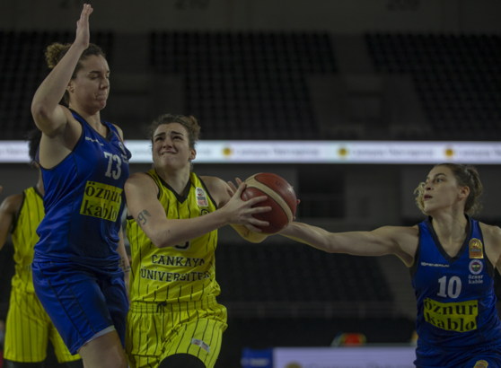Çankaya Üniversitesi-Fenerbahçe Öznur Kablo maç sonucu: 59-75