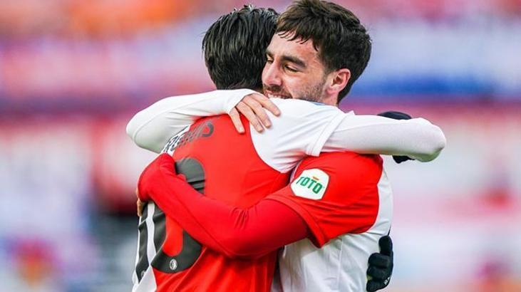 Orkun Kökçü gol attı Feyenoord farka gitti