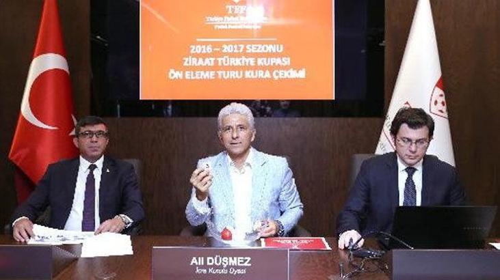 Ziraat Türkiye Kupası Ön Eleme Turu kuraları çekildi