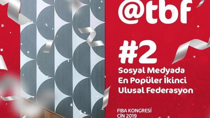 Türkiye Basketbol Federasyonuna sosyal medya ödülü