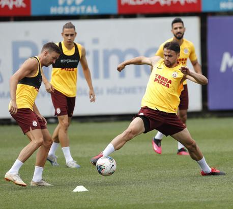 Galatasaray kafilesi Alanya'da