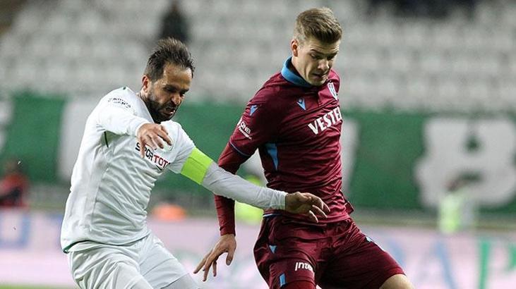 (ÖZET) Konyaspor - Trabzonspor maç sonucu: 0 - 1