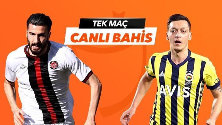 Karagümrük - Fenerbahçe maçı iddaa oranları! Heyecan misli.com'da