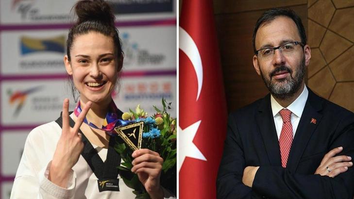 Bakan Kasapoğlu'ndan İrem Yaman'a tebrik telefonu