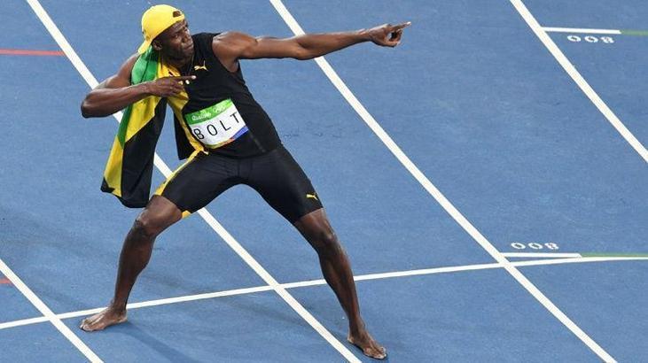 Usain Bolt, adını tarihe 'altın' harflerle yazdırdı