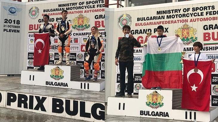 Milli motosikletçilerden Bulgaristan'da ikincilik