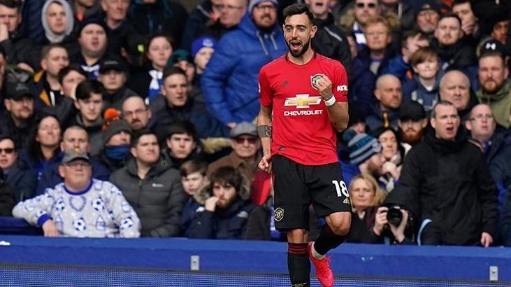 Premier Lig'de Şubat ayı oyuncusu Bruno Fernandes