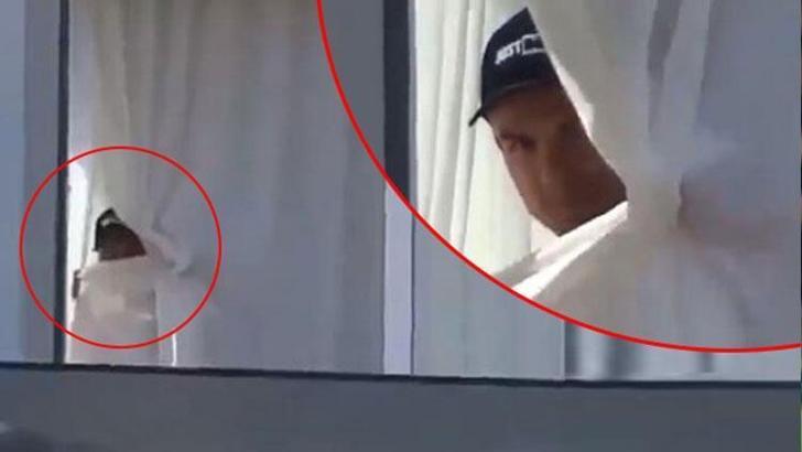Cristiano Ronaldo, Koronavirüs karantinasında görüntülendi!