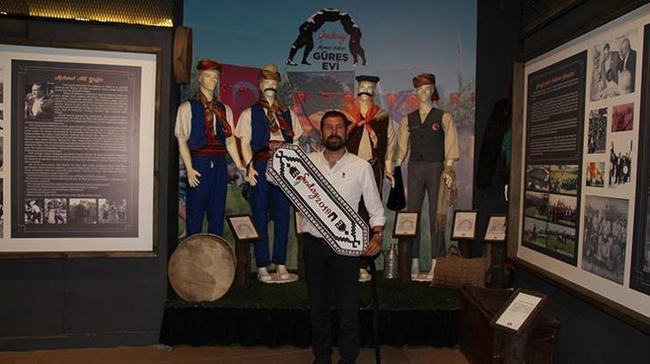 Türkiye'nin tek güreş evi Sındırgı'da açıldı