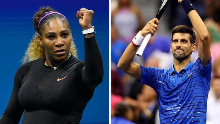 Serena Williams ve Novak Djokovic üçüncü tura yükseldi