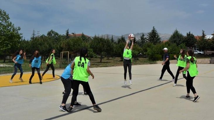 Türkiye'nin ilk 'Netball' maçı Denizli'de yapıldı