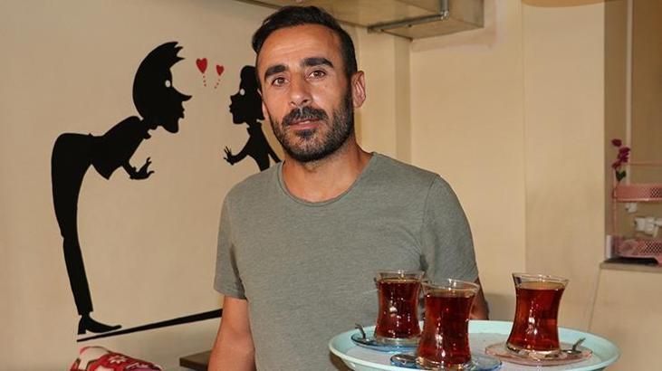 Atlet Ersin Tacir, bir yandan kafede çalışıyor, bir yandan olimpiyatlara hazırlanıyor