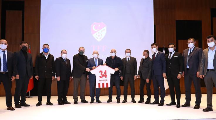 Nihat Özdemir'e 1. Lig Kulüpler Birliği'nden ziyaret