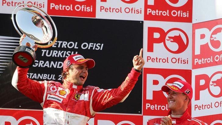 Formula 1'de İstanbul'daki 7 yarışta en başarılı pilot Felipe Massa