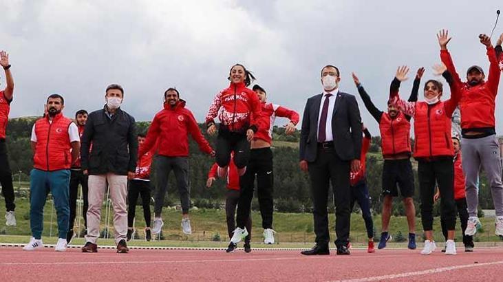 Milli atletler Erzurum'da kampta