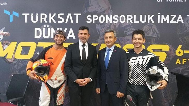 Dünya Motokros Şampiyonası'nın iletişim sponsoru Türksat oldu