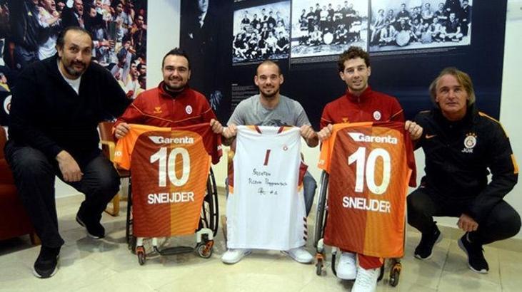 Galatasaray Tekerlekli Sandalye Takımı'na ziyaret