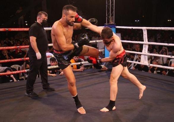 Alanya'da boks ve muay thai gecesi