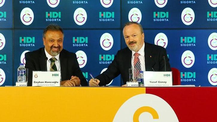 Galataray HDI Sigorta ile sponsorluk anlaşması imzaladı