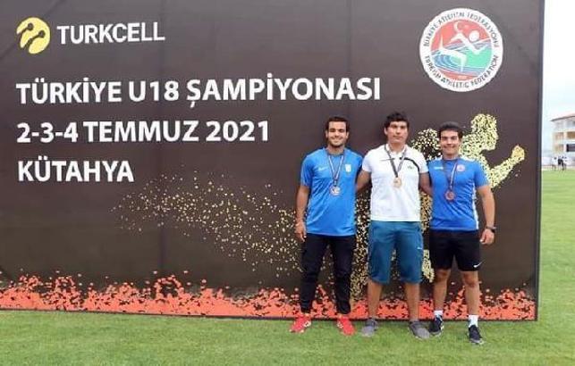 Osmangazili atletten altın madalya