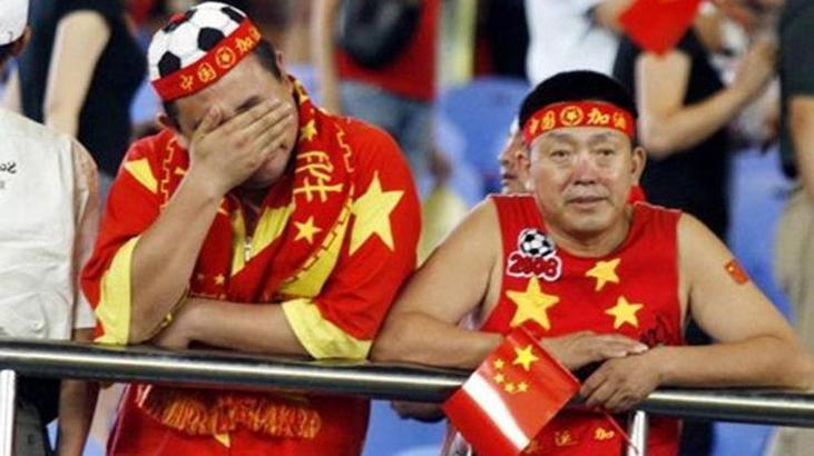 Çin'in futbolda yüzü gülmüyor