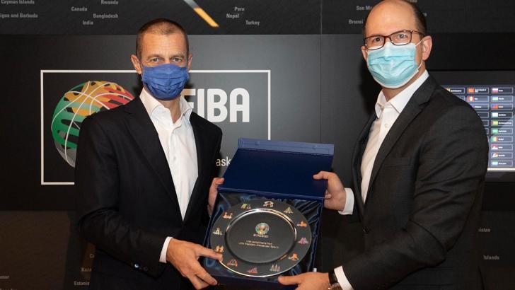 UEFA Başkanı Aleksander Ceferin FIBA'yı Ziyaret Etti