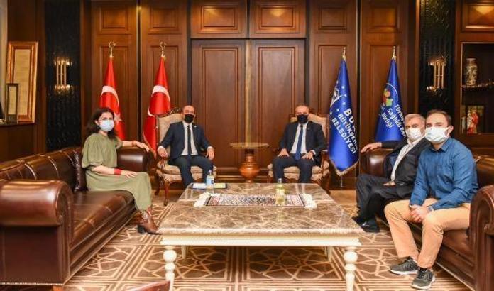 TSYD Bursa Şubesi'nden Başkan Alinur Aktaş'a ziyaret