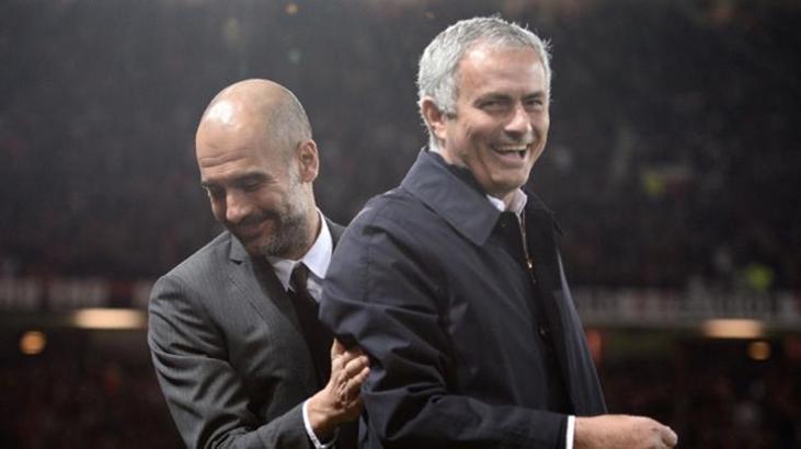 Guardiola, Mourinho'yu yakaladı! Şampiyonlar Ligi...