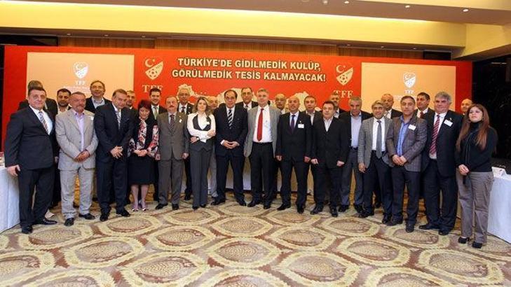 TFF 2.lig kulüpleriyle buluştu